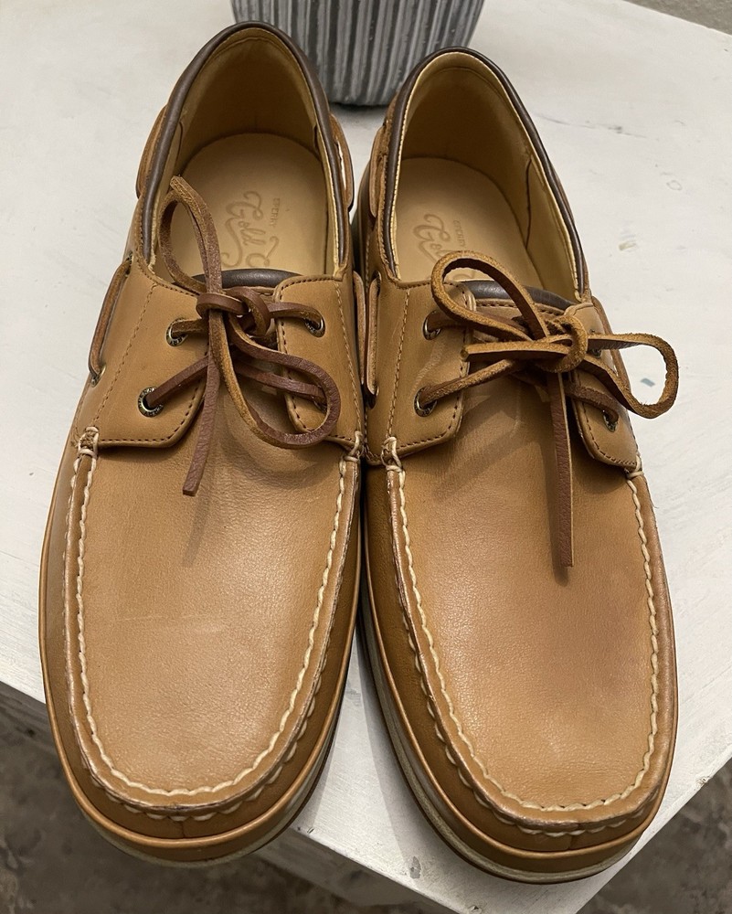 NWOB Sperry Men’s Billfish 3 Eye Leather Gold Cup Boat Shoes Brown Size 13M