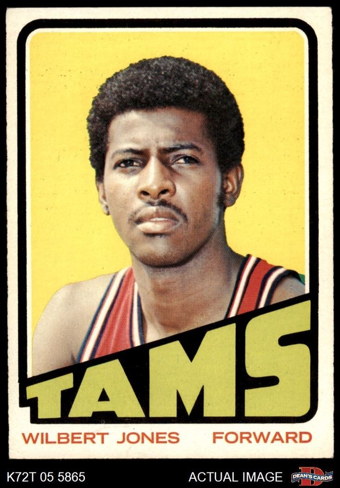 1972 Topps #193 Wilbert Jones Tams (Pros) Albany St 5 - EX
