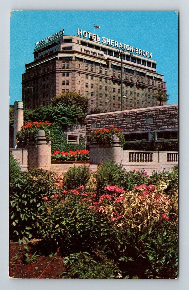 Niagara Falls-Ontario, Sheraton-Brock Hotel, Advertising, Vintage Postcard