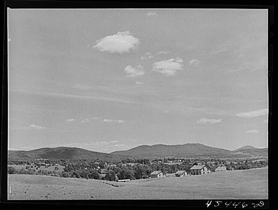 Brandon,Vermont,VT,Farm Security Administration,Rutland County,1941,FSA,1