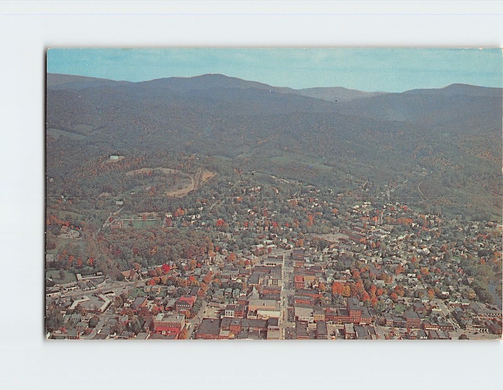 Postcard Aerial View Elkins West Virginia USA