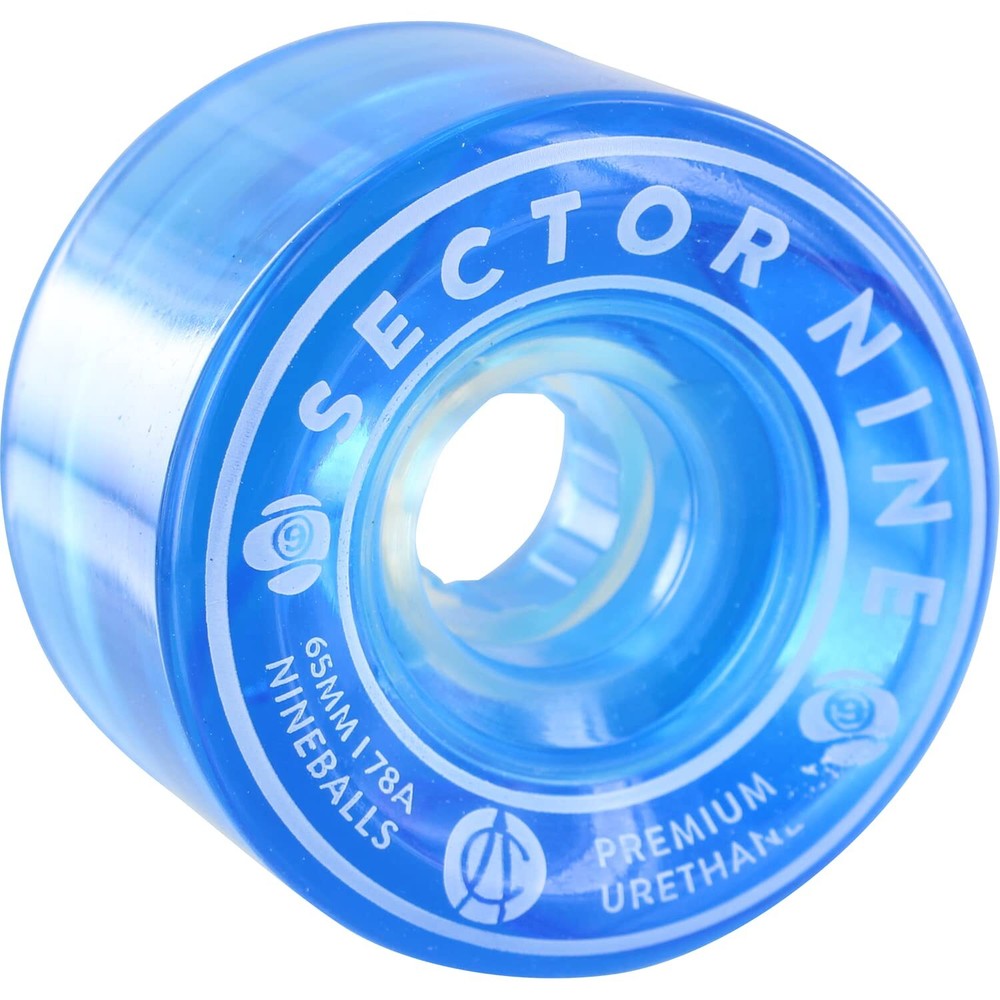 Sector 9 Nineballs 65mm 78a Blue Longboard Wheels (Set of 4)
