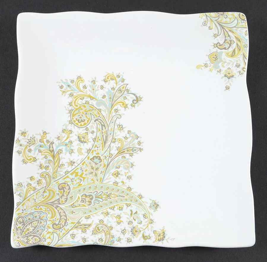 222 Fifth Surya Taupe Square Salad Plate 9604274