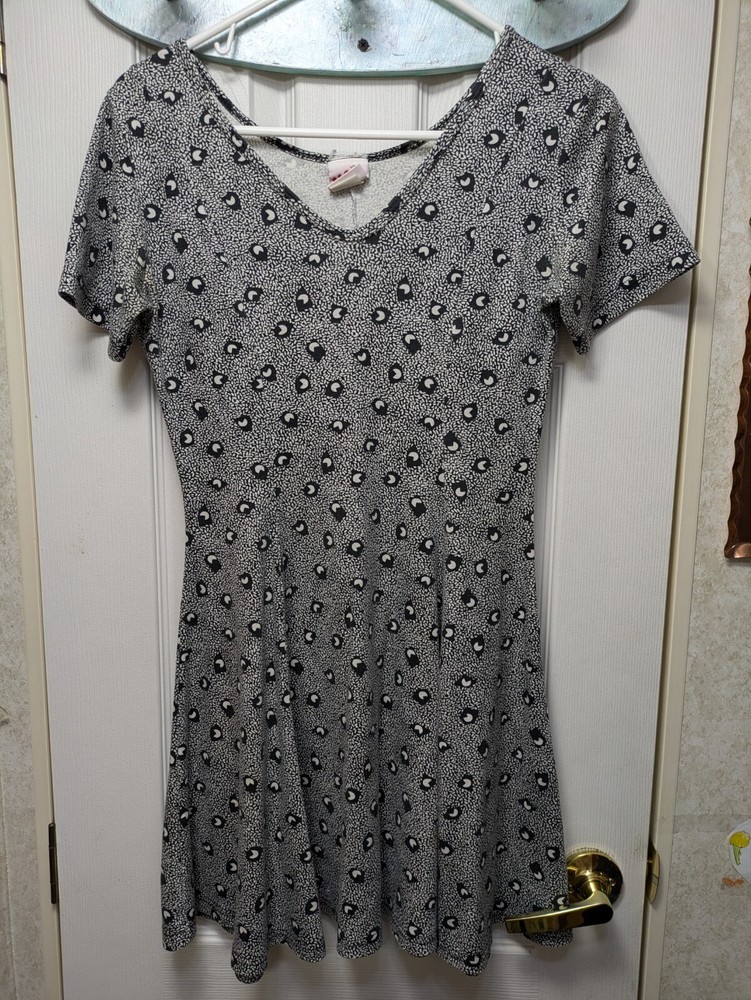 Vintage No Boundaries Mini Dress Size Small Y2K Black White