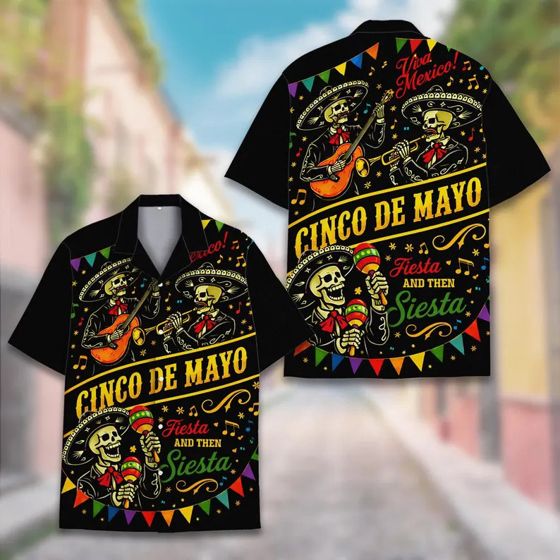 Cinco de Mayo Hawaii Shirt Men Women Mexican Fiesta Aloha