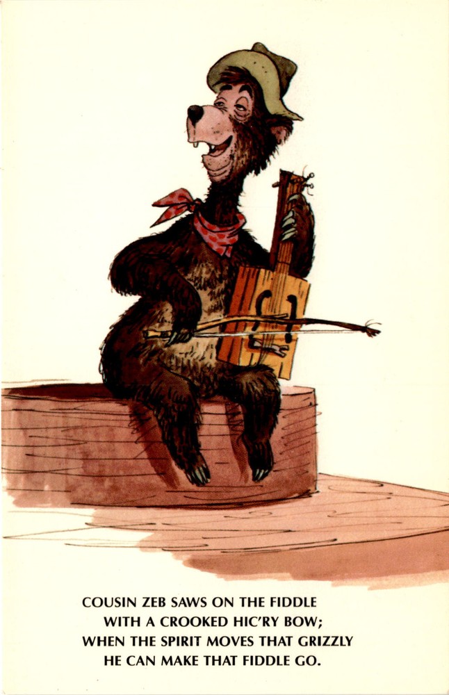 Disney World Magic Kingdom Frontierland Florida Vintage Postcard