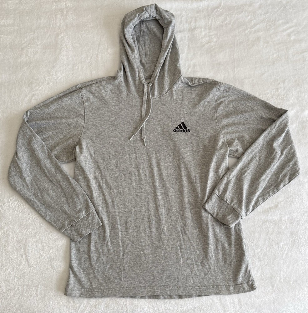 Adidas Women’s Grey Hoodie Sweatshirt Size M