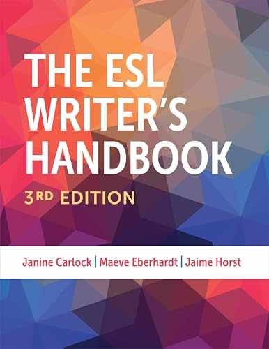 The ESL Writer's Handbook, - Paperback, by Carlock Janine; Eberhardt - Very Good