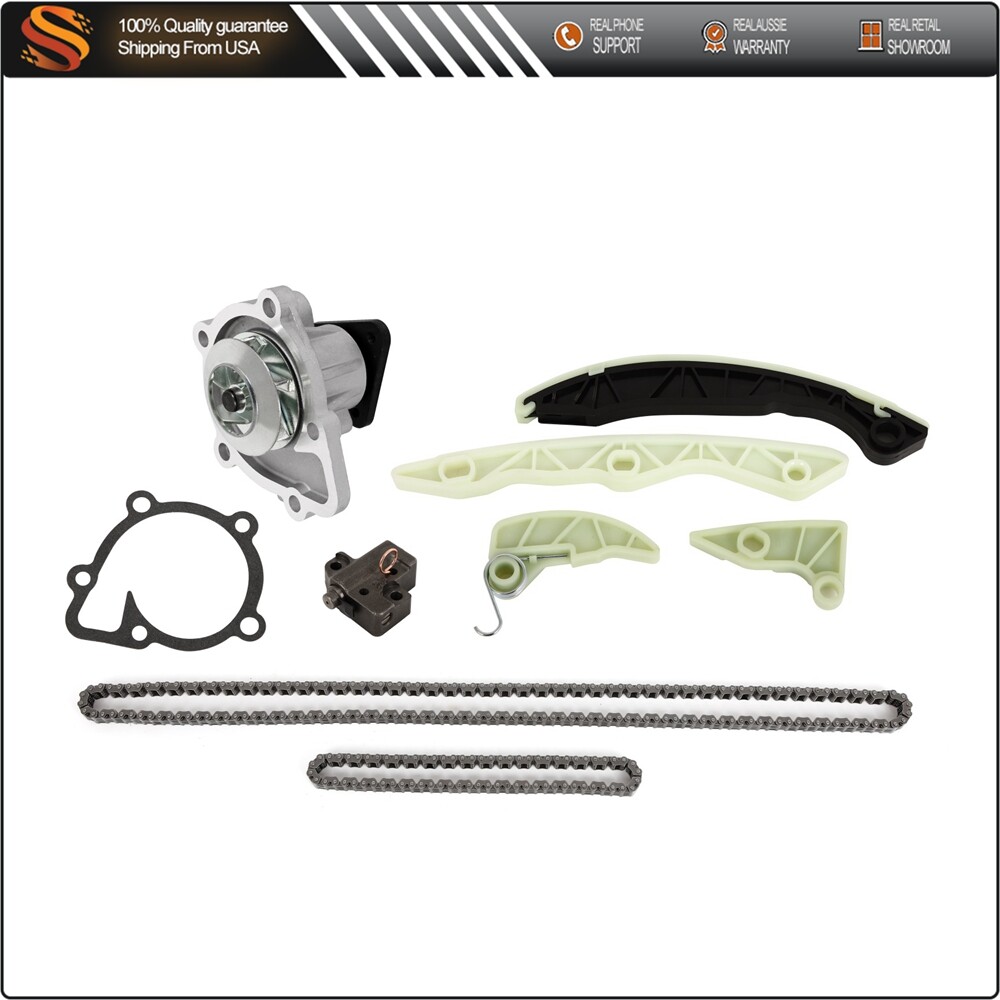 Timing Chain Kit with Water Pump for 2007-2013 Dodge Jeep Chrysler 2.0L 2.4L L4 Engine