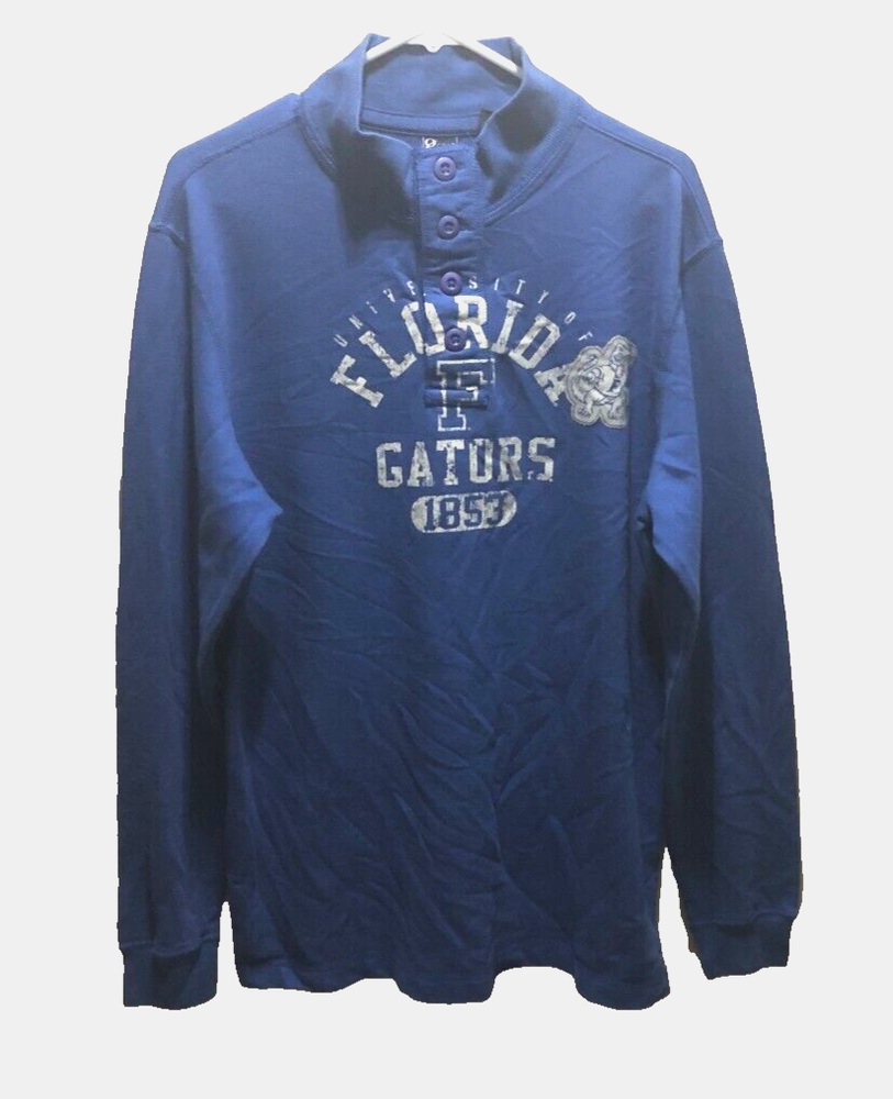 Vintage 90s Florida Gators Albert SEC Team Logo Blue Shirt Est 1853