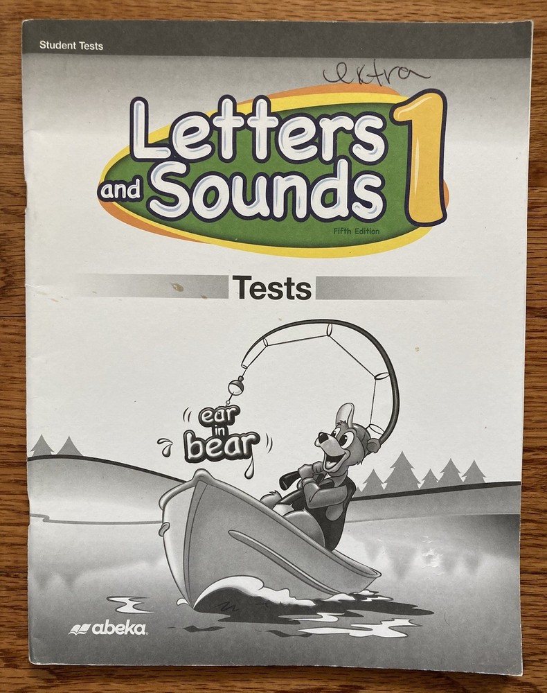 Abeka Letters and Sounds 1 Fifth Edition Student Tests