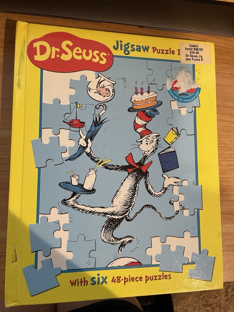 Dr. Seuss Jigsaw Puzzle Book by Dr. Seuss (2004, Other)