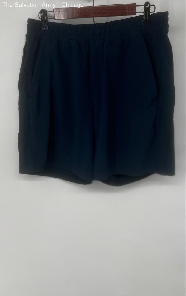 Lululemon Womens Navy Blue Pockets Activewear Athletic Shorts No Size