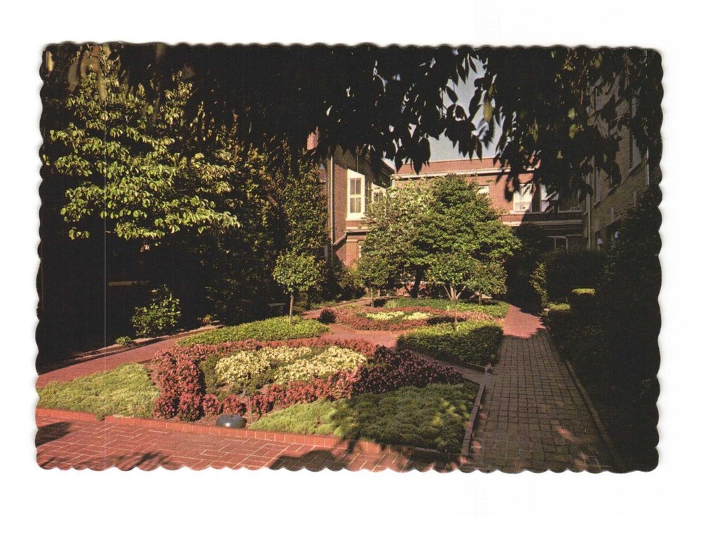 The Cloister Garden of Christ Church Cathedral Louisville KY VTG postcard Unp