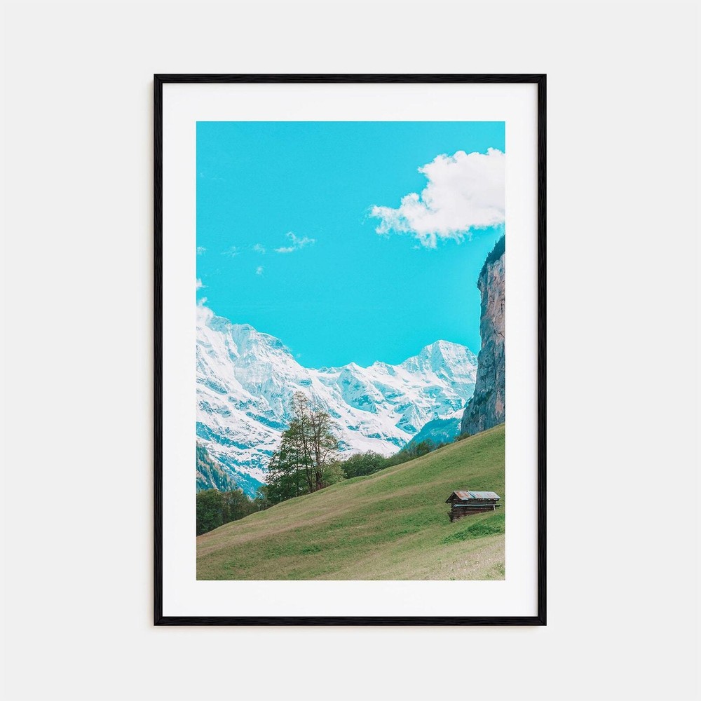 Lauterbrunnen Colorful Poster Print No 3 Lauterbrunnen Photo Art Lauterbrunnen