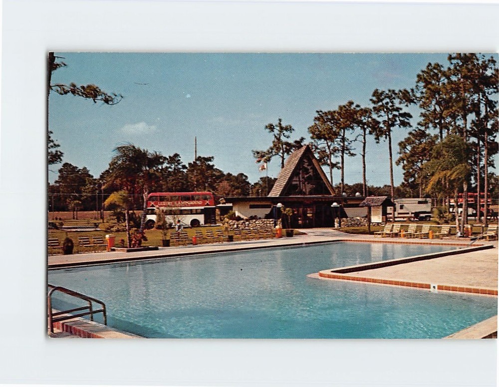 Postcard KOA Kampground Kissimmee Florida USA