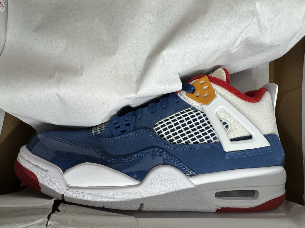 Nike Air Jordan 4 Retro Size 7 GS/8.5Women Messy Room French Blue DR6952-400