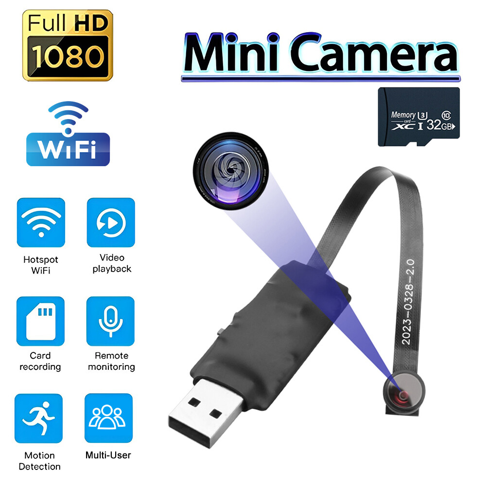 Wireless Wifi IP Camera 1080P Mini Video DVR Motion Detection Security Camera