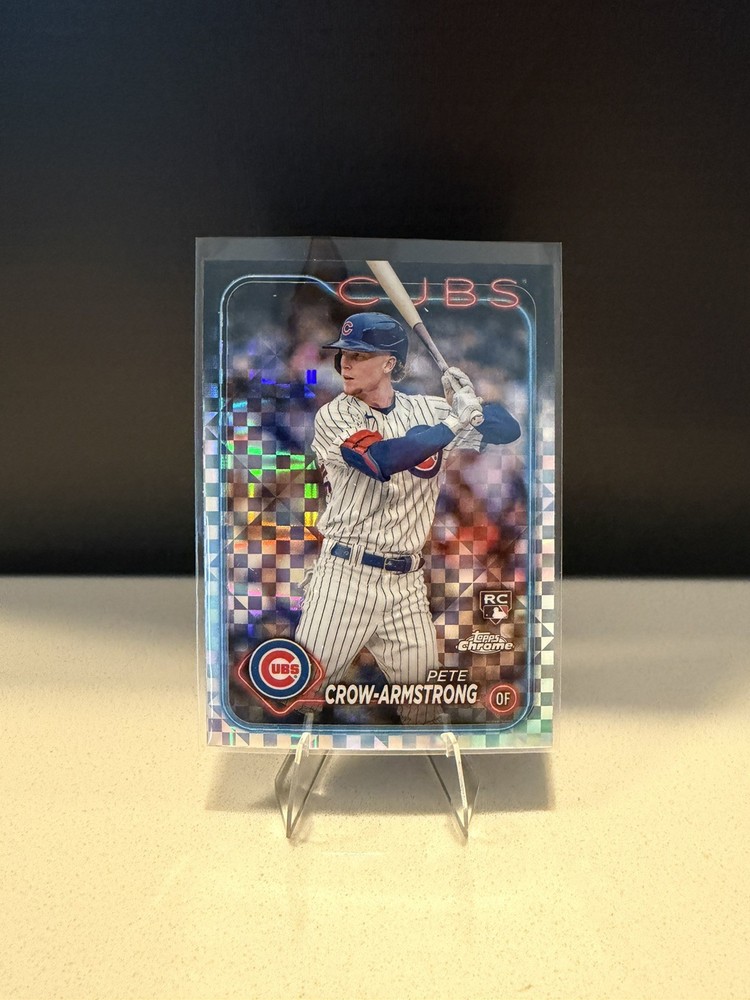 2024 Topps Chrome Pete Crow Armstrong Xfractor Refractor Rookie Cubs RC