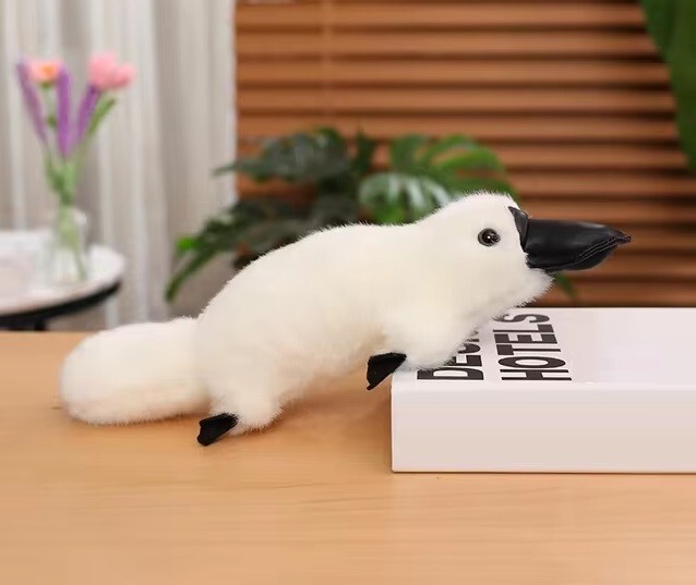 White Platypus 13 Inch Stuffed Animal Plush Toys Toddler Doll Kids Gifts