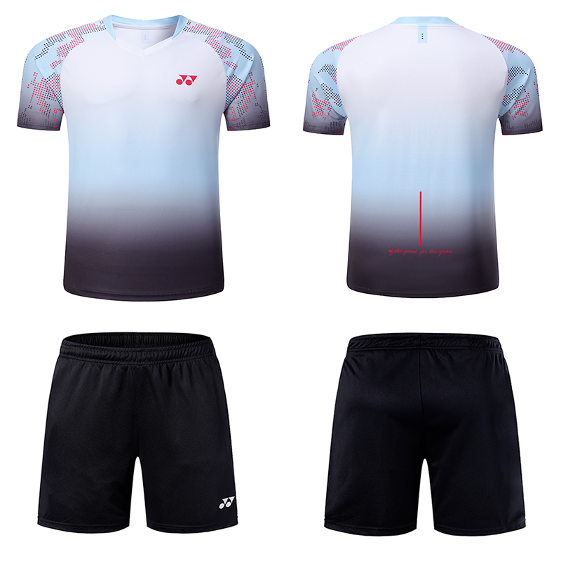 Men's Sportswear, Sports Top, Tennis Shirt, Badminton Set T-shirt and Shorts