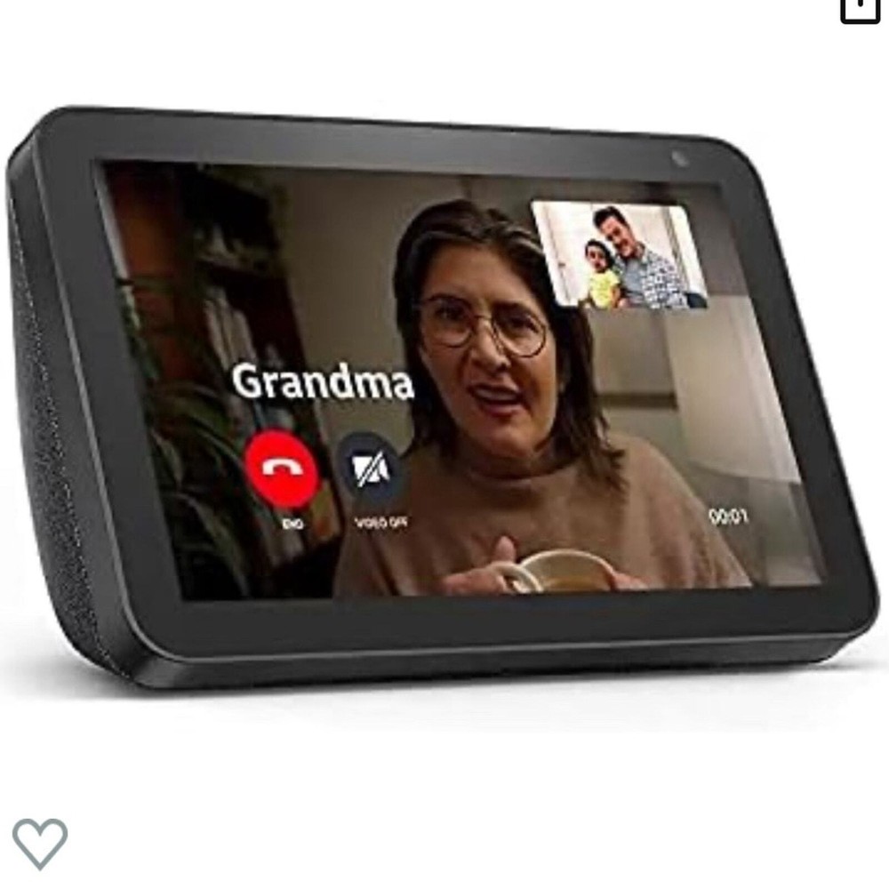 Echo Show 8 (1st Gen, 2019 release) -- HD smart display with Alexa - Charcoal