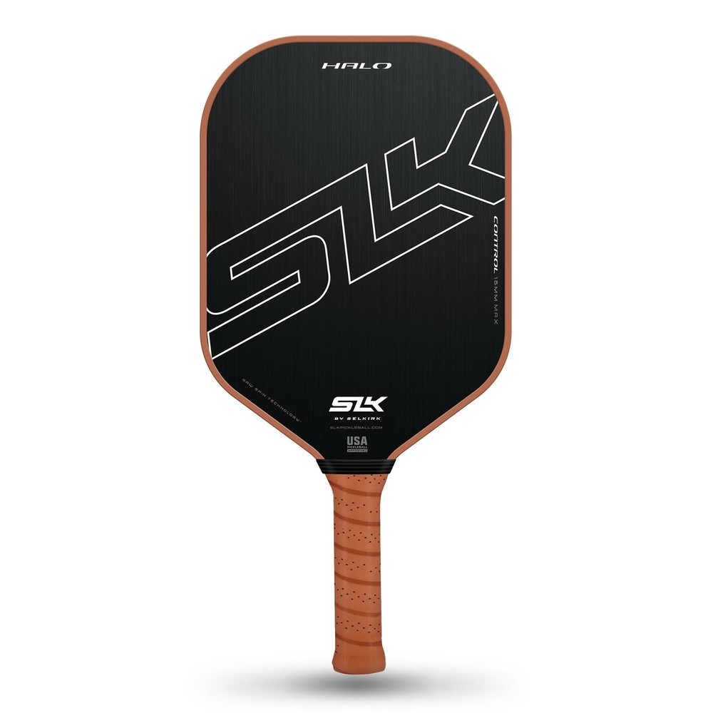SLK Halo Control MAX Raw Carbon Fiber Pickleball Paddle