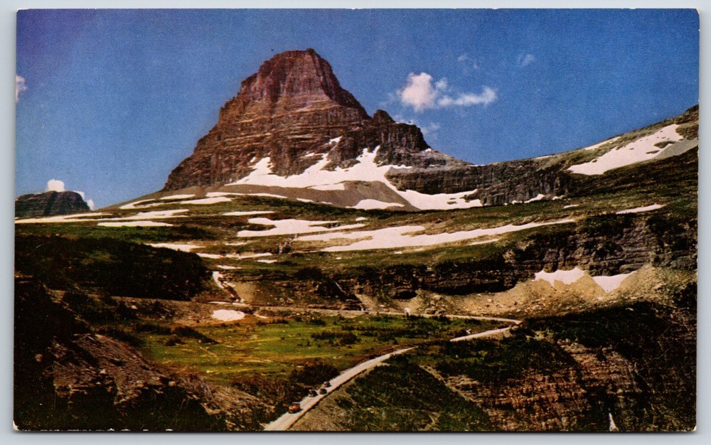 Postcard Reynold's Peak, Going-To-The-Sun Highway Glacier National Park Unposted