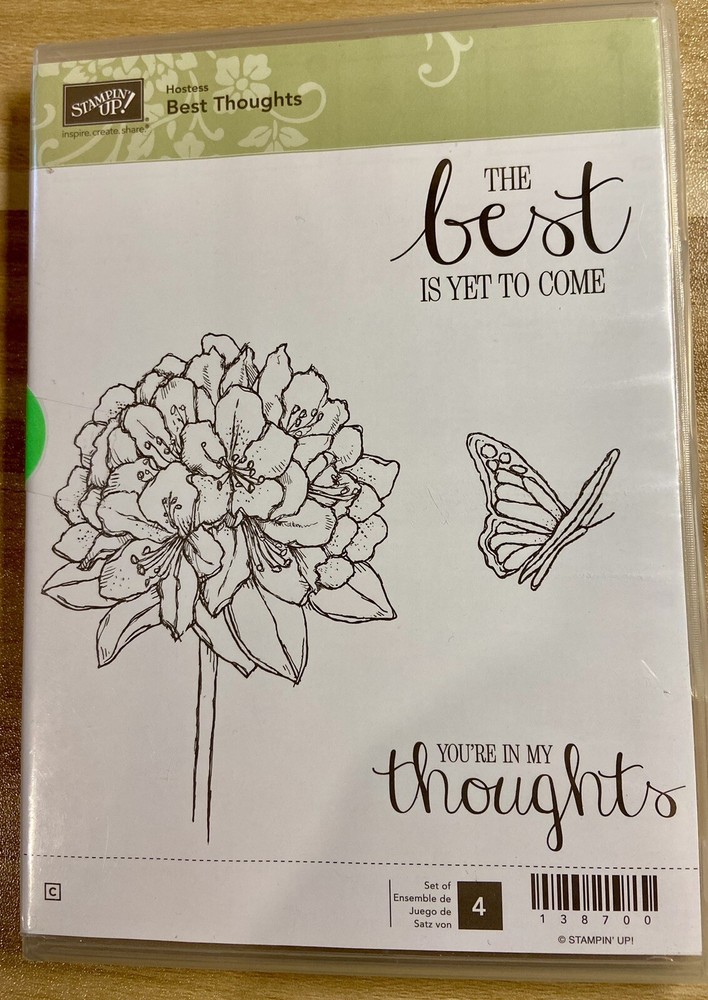 Stampin'Up! BEST THOUGHTS Rubber stamp set