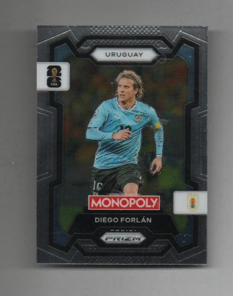 2026 Prizm Monopoly FIFA World Cup Soccer Diego Forlan #68 Uruguay base