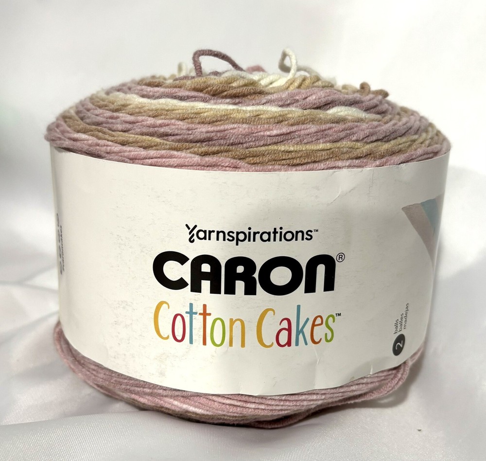 New-  1 Cake  Caron Cotton Cakes Yarn - Rose Whisper - 57022