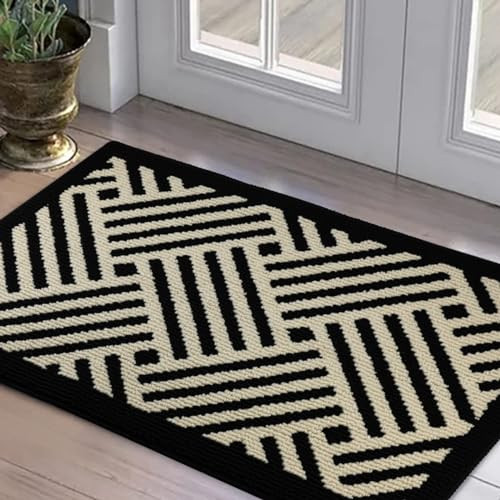 Front Door Mat Indoor Entrance,Outdoor&Indoor Floor Welcome Mat Doormat
