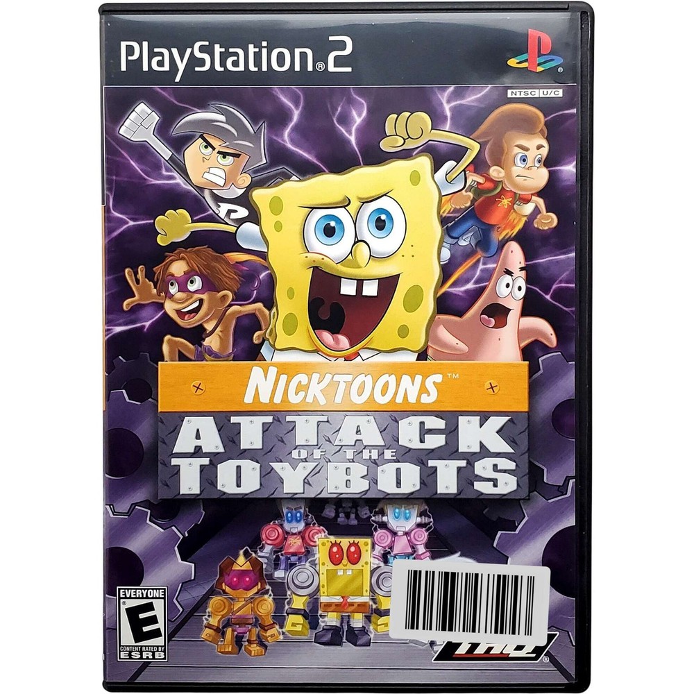 Nicktoons Attack Of The Toybots - Sony Playstation 2 PS2 Tested 1Y Guarantee