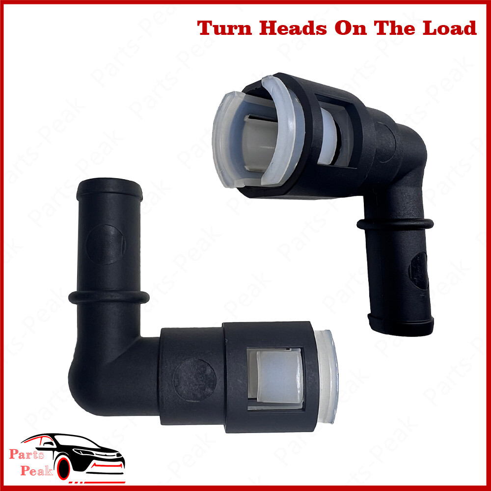 2pcs HVAC Heater Hose Connector for Ram 3500, Ram 2500, Rainier+More 800-416