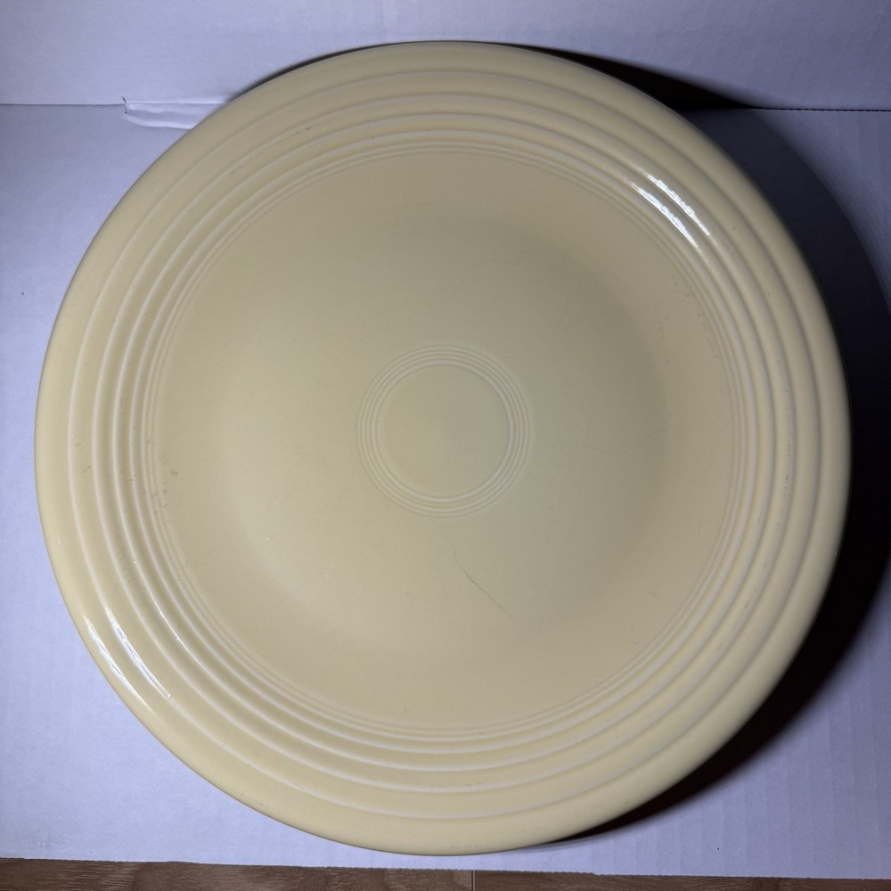 Fiestaware Pale Yellow (Retired Color) Chop/Serving Plate 11 3/4”