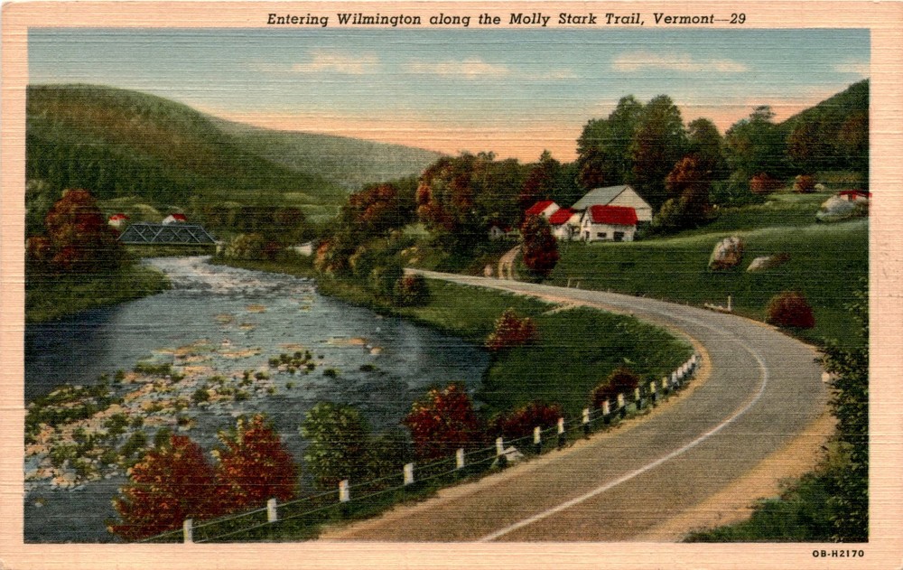Wilmington, Molly Stark Trail, Vermont, C. W. Hughes & Co., Inc., Postcard