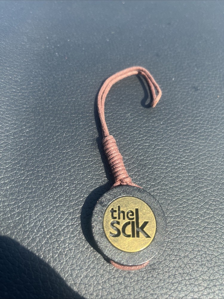 THE SAK Bag Tag Keychain Key Ring Chain Fob Hangtag