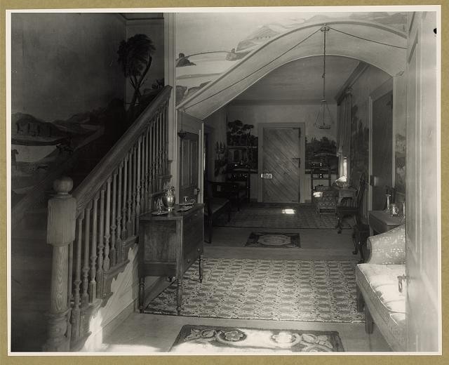Photo:Elkington Eastville Virginia 1934 Interior Stair Hall House