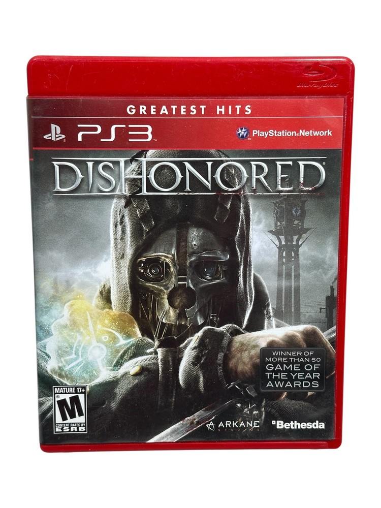 Dishonored (Sony PlayStation 3, 2012) PS3 Complete and Tested