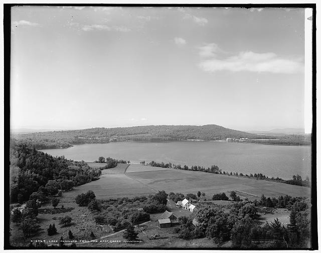 Photo:Lake Dunmore Vermont Green Mountains 1900s Landscape View