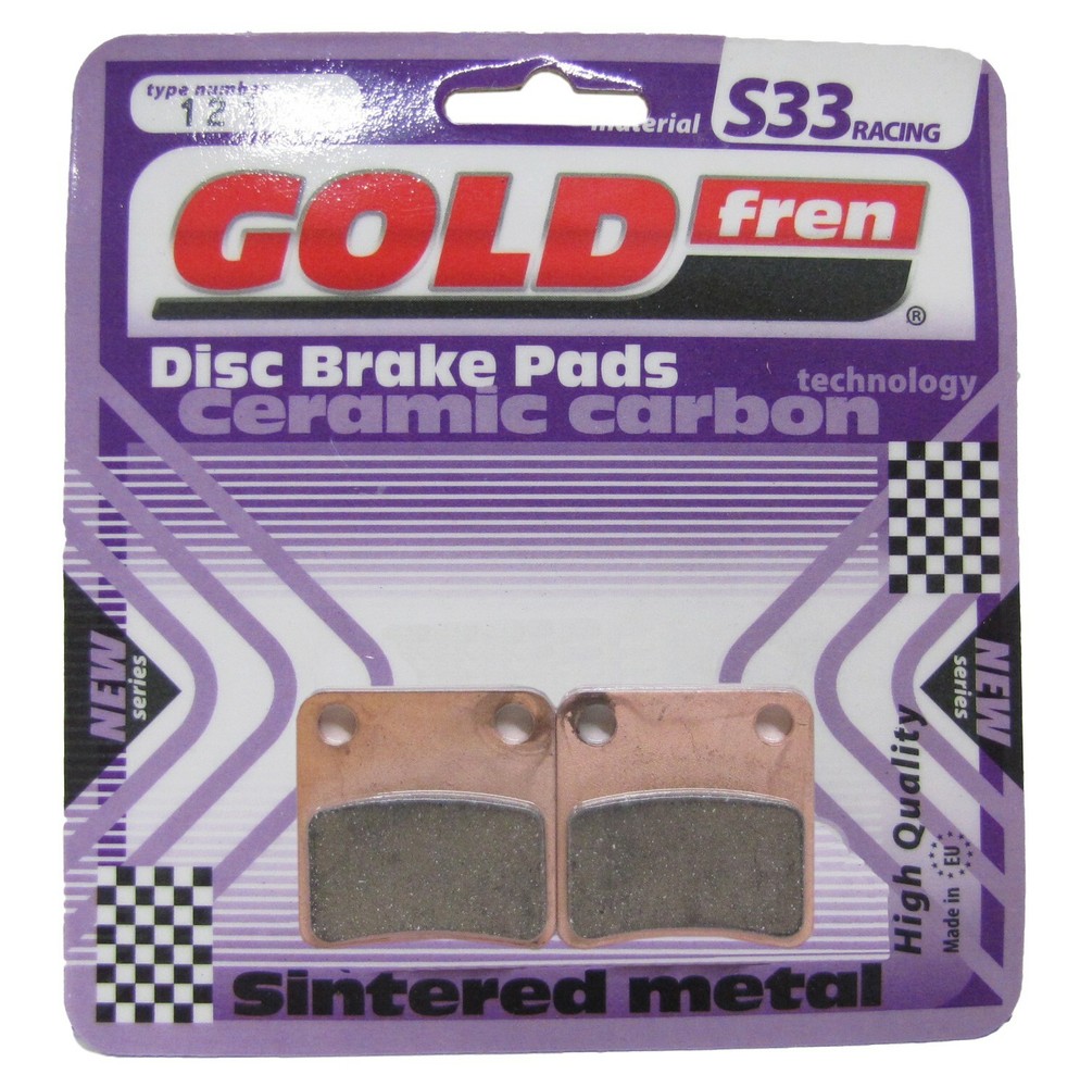 Parking Brake Goldfren S33 Brake Pads For Piaggio MP3 250 EFI 2006-2008
