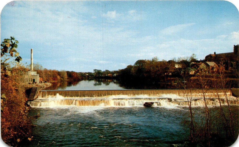 Chicopee Falls, Chicopee, Mass, Lasher Studio, Bridgeport, Conn Postcard