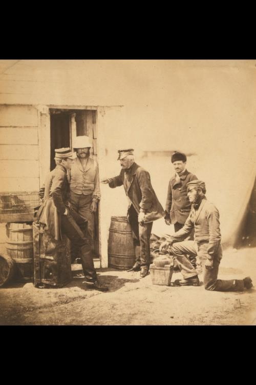 Lieutenant General Barnard,C.B.,Captain Barnard & servants,1855,Crimean war