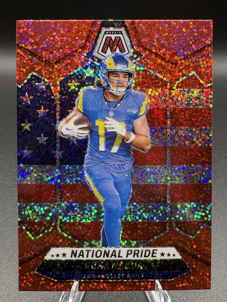 2024 Panini Mosaic Sparkle Pack- National Pride Puka Nacua #264 LA Rams 🇺🇸🐏
