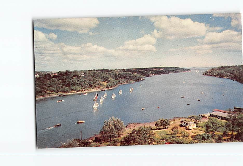 Postcard Halifax Harbour Northwest Arm The Dingle Aerial View Nova Scotia Canada