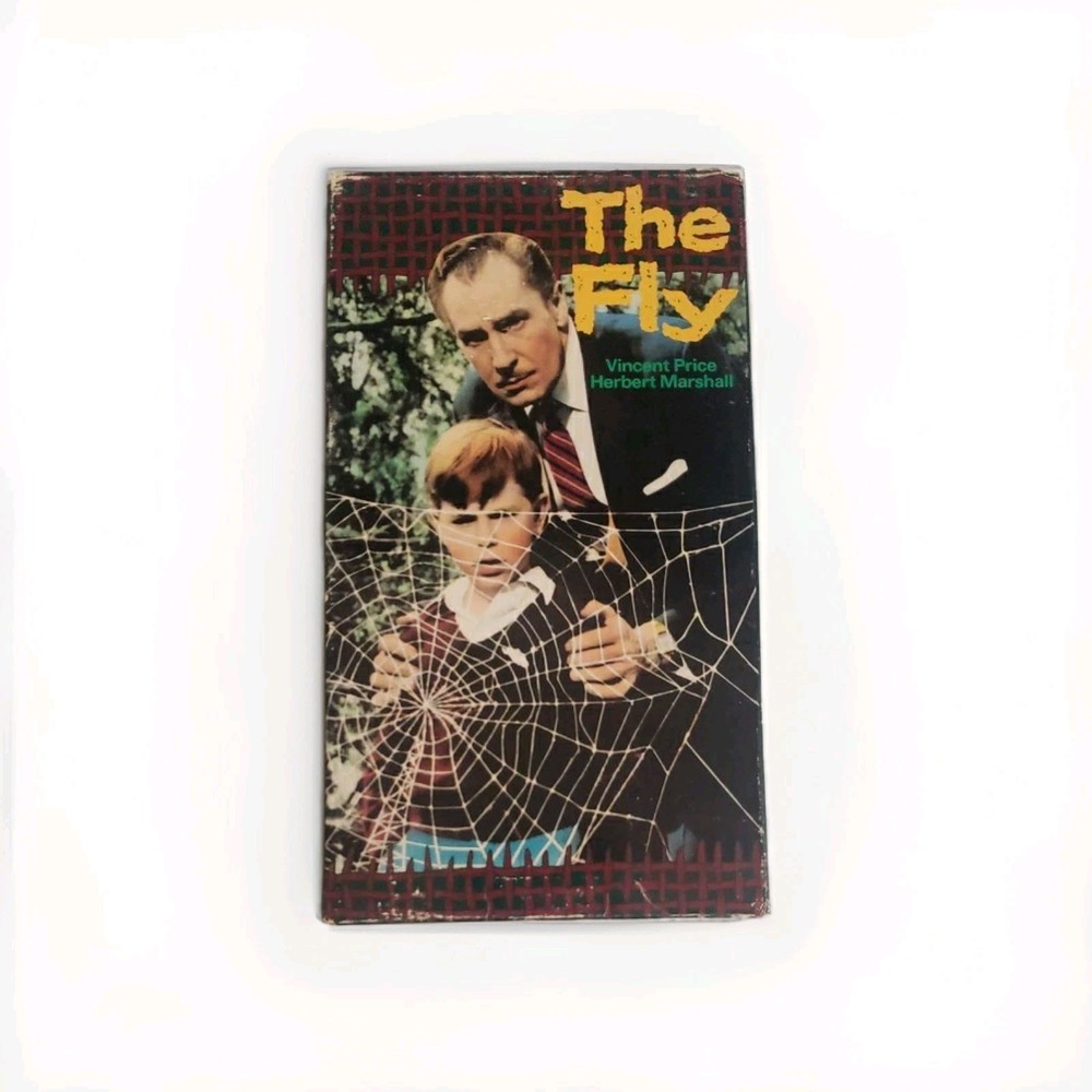 The Fly VHS 1958 Horror Thriller Sci-Fi Cult Classic Vintage Movie Vincent Price