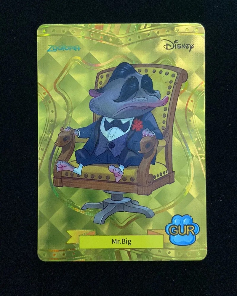 2024 Kakawow Disney Joy Vol 3 Zootopia Gold GUR #HLDZ-IG-18 Mr. Big #1 J55