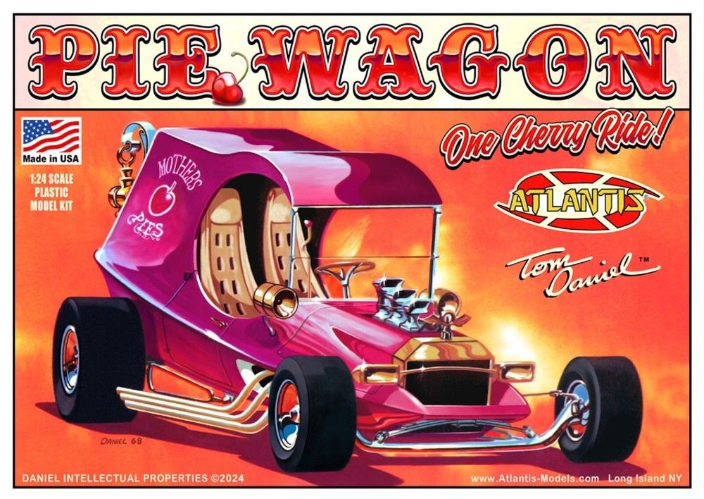 Atlantis Tom Daniel Pie Wagon Show Rod Plastic Model Kit 1:24 Scale – M6738