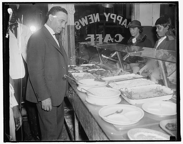 Elder Michaux,Happy News Cafe,1727 7th Street,Washington,DC,Harris & Ewing,2