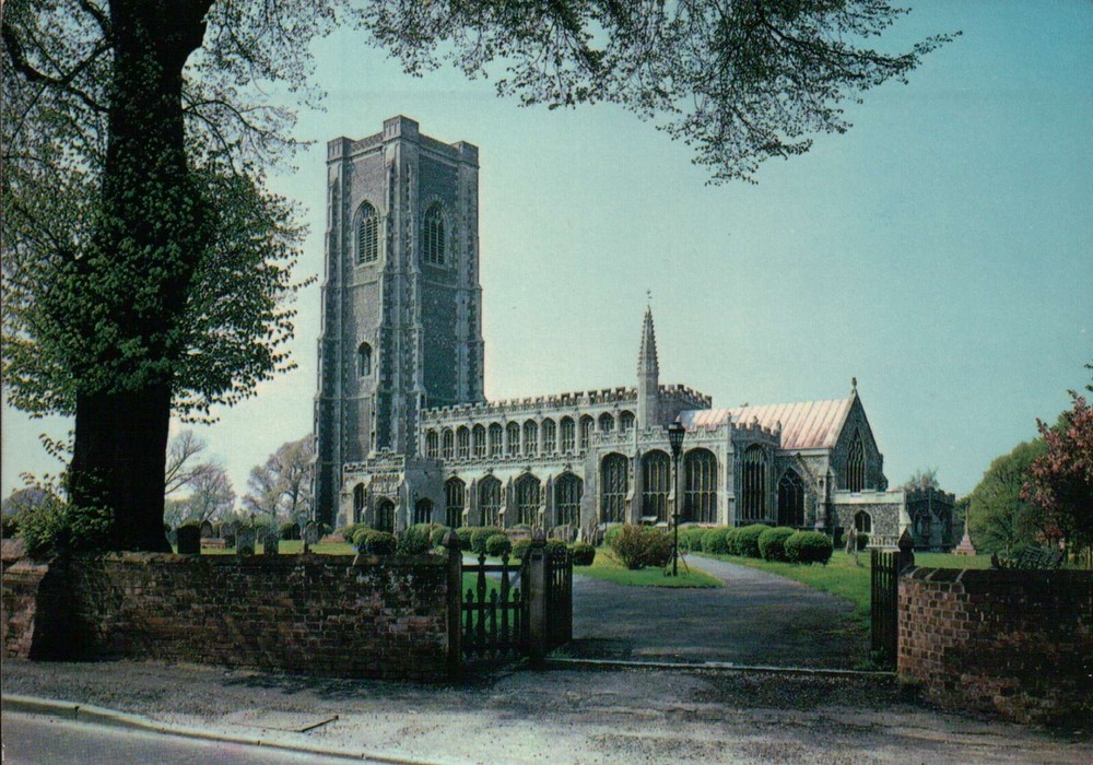 Church of SS Peter and Paul Lavenham England UK Europe --- Continental Postcard